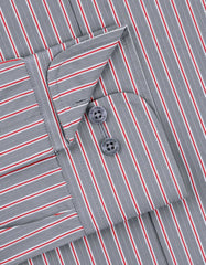 Stripe Red Tailored Smart Fit Shirt FS2834SF-15.5