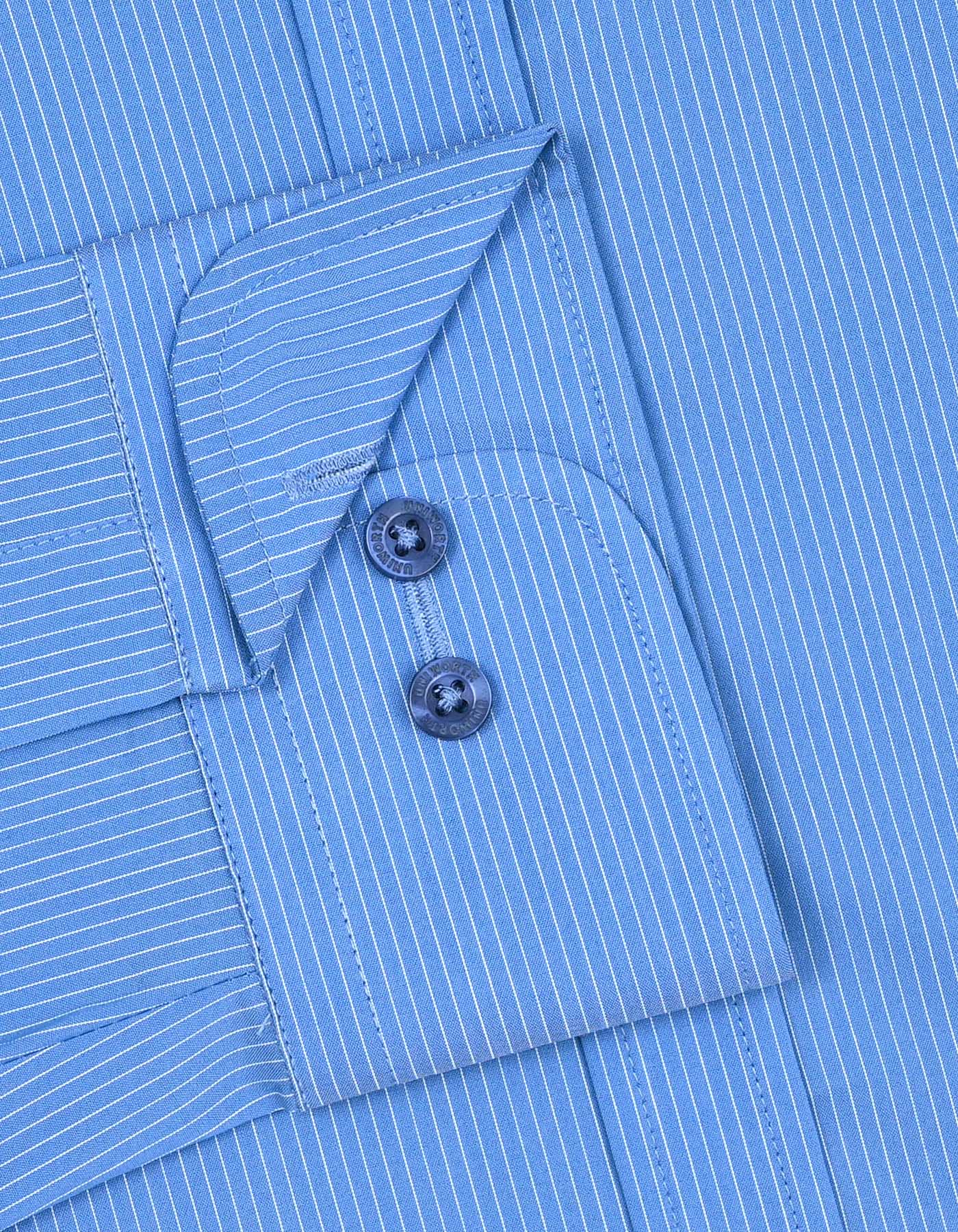 Stripe Blue Tailored Smart Fit Shirt FS2835SF-15.5