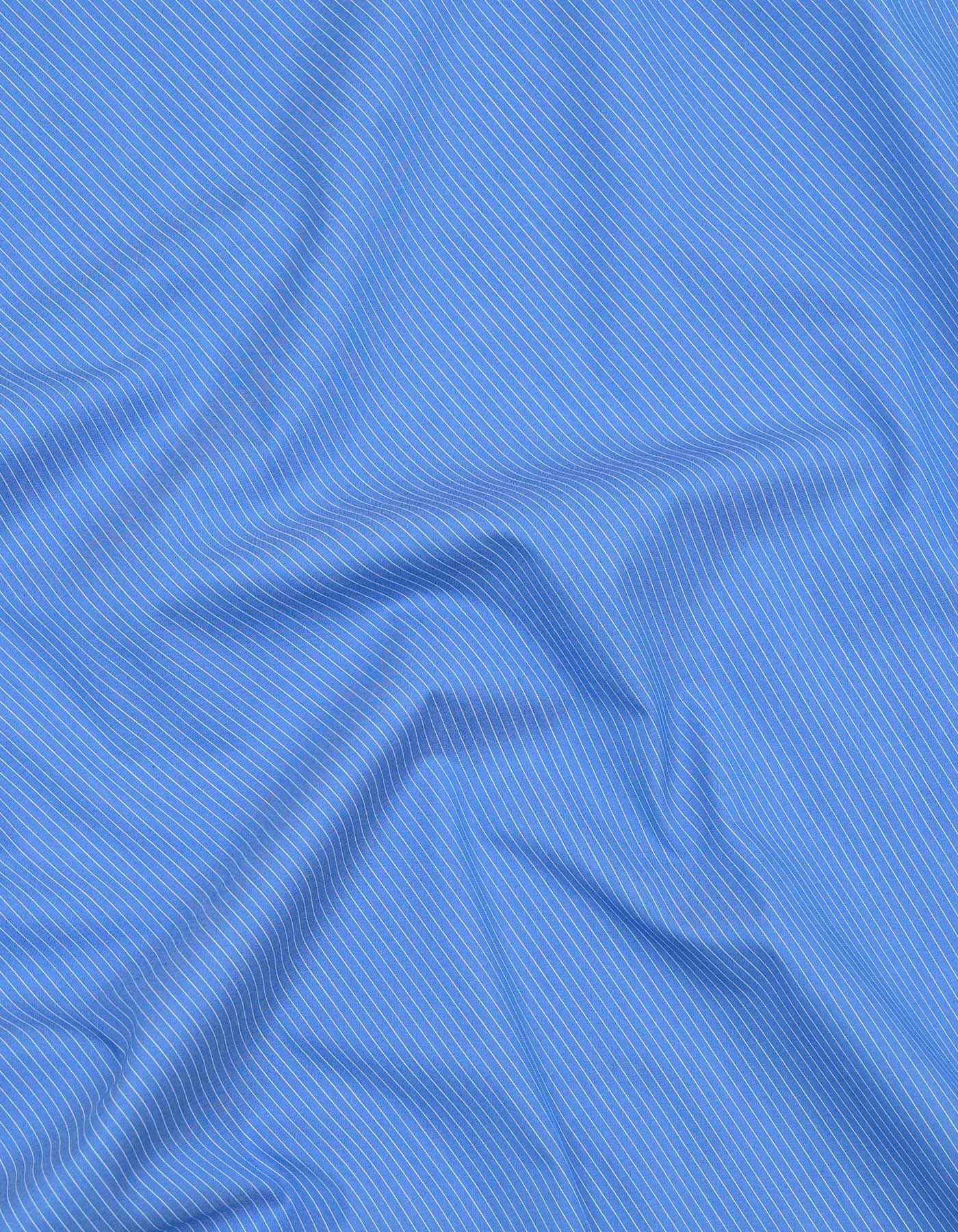 Stripe Blue Tailored Smart Fit Shirt FS2835SF-16