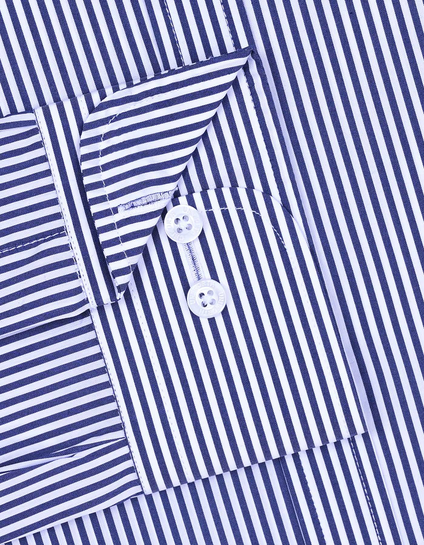Stripe Navy Tailored Smart Fit Shirt FS2838SF-15.5