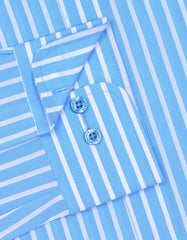 Stripe Sky Tailored Smart Fit Shirt FS2845SF-15.5