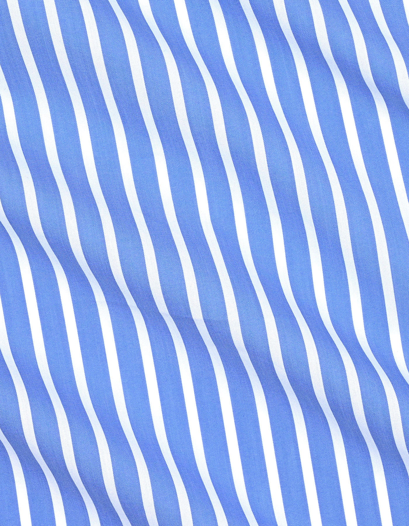 Stripe M Blue Classic Fit Shirt FS2846-1RF-16