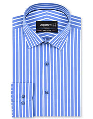 Stripe M Blue Classic Fit Shirt FS2846-1RF-14.5