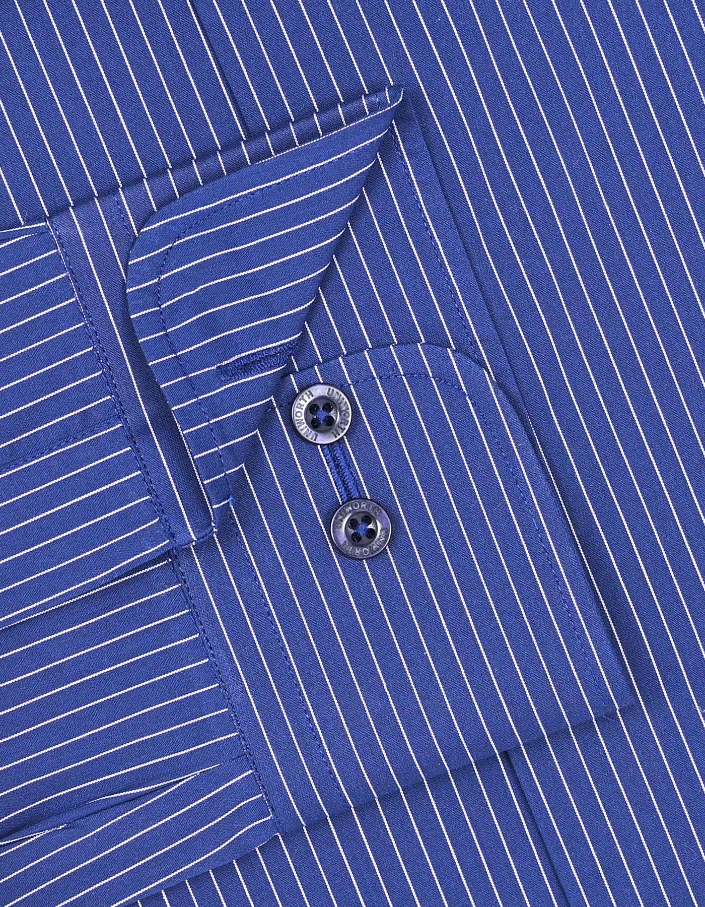 Stripe Royal Blue Classic Fit Shirt FS2850RF-15.5