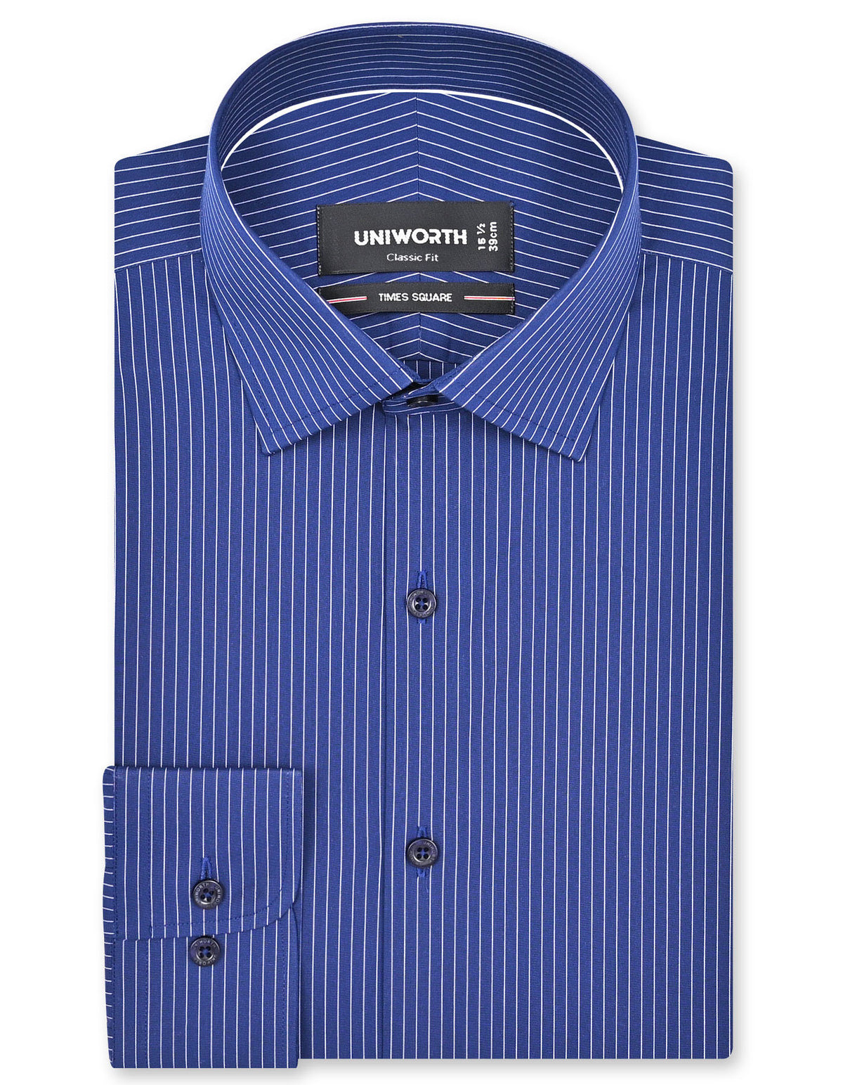 Stripe Royal Blue Classic Fit Shirt FS2850RF-14.5