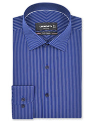 Stripe Royal Blue Classic Fit Shirt FS2850RF-14.5