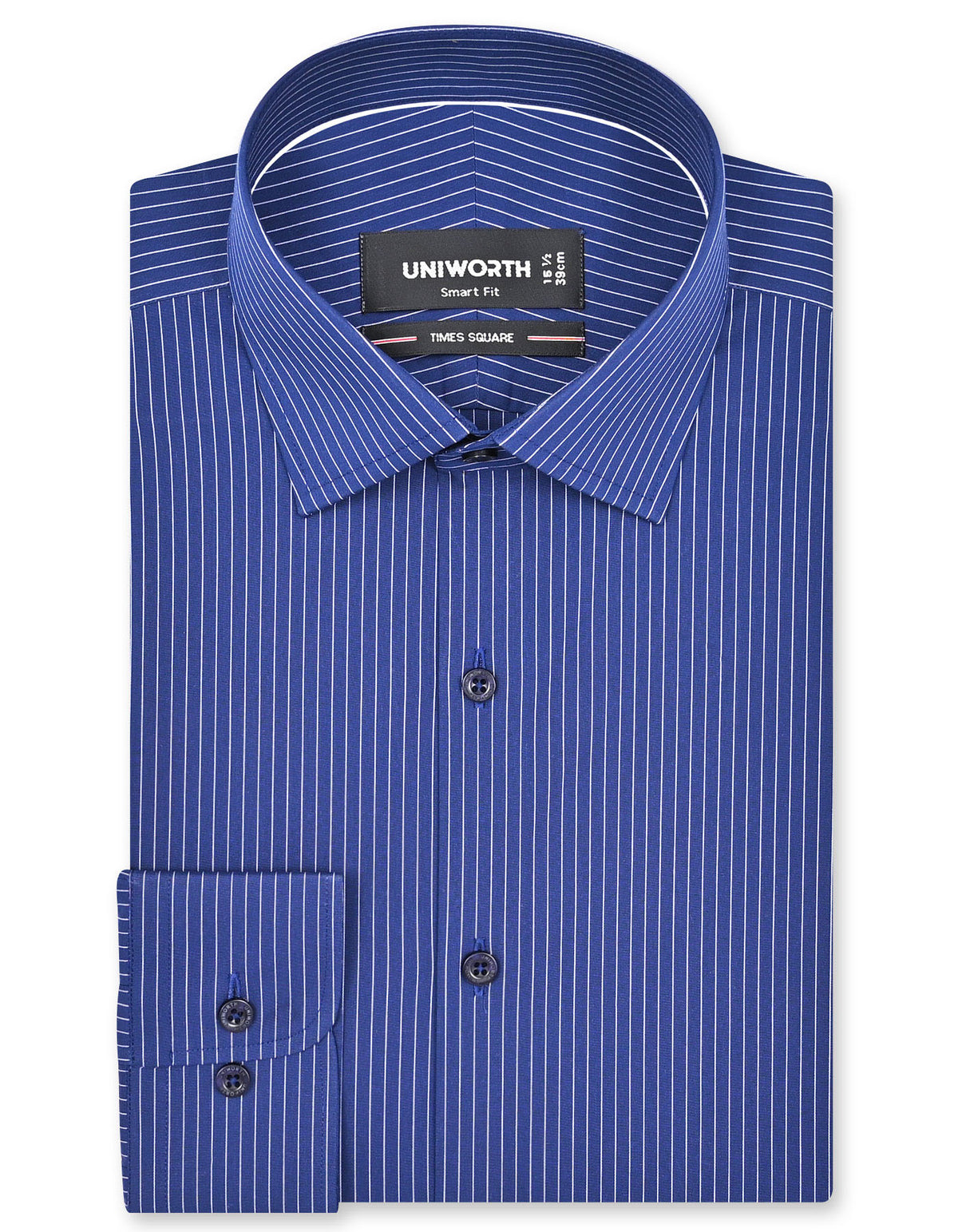 Stripe Royal Blue Tailored Smart Fit Shirt FS2850SF-14.5
