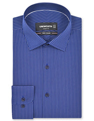 Stripe Royal Blue Tailored Smart Fit Shirt FS2850SF-14.5