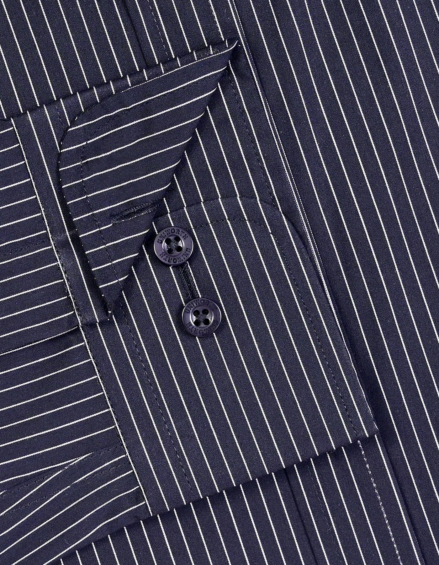 Stripe Black Tailored Smart Fit Shirt FS2851SF-15.5