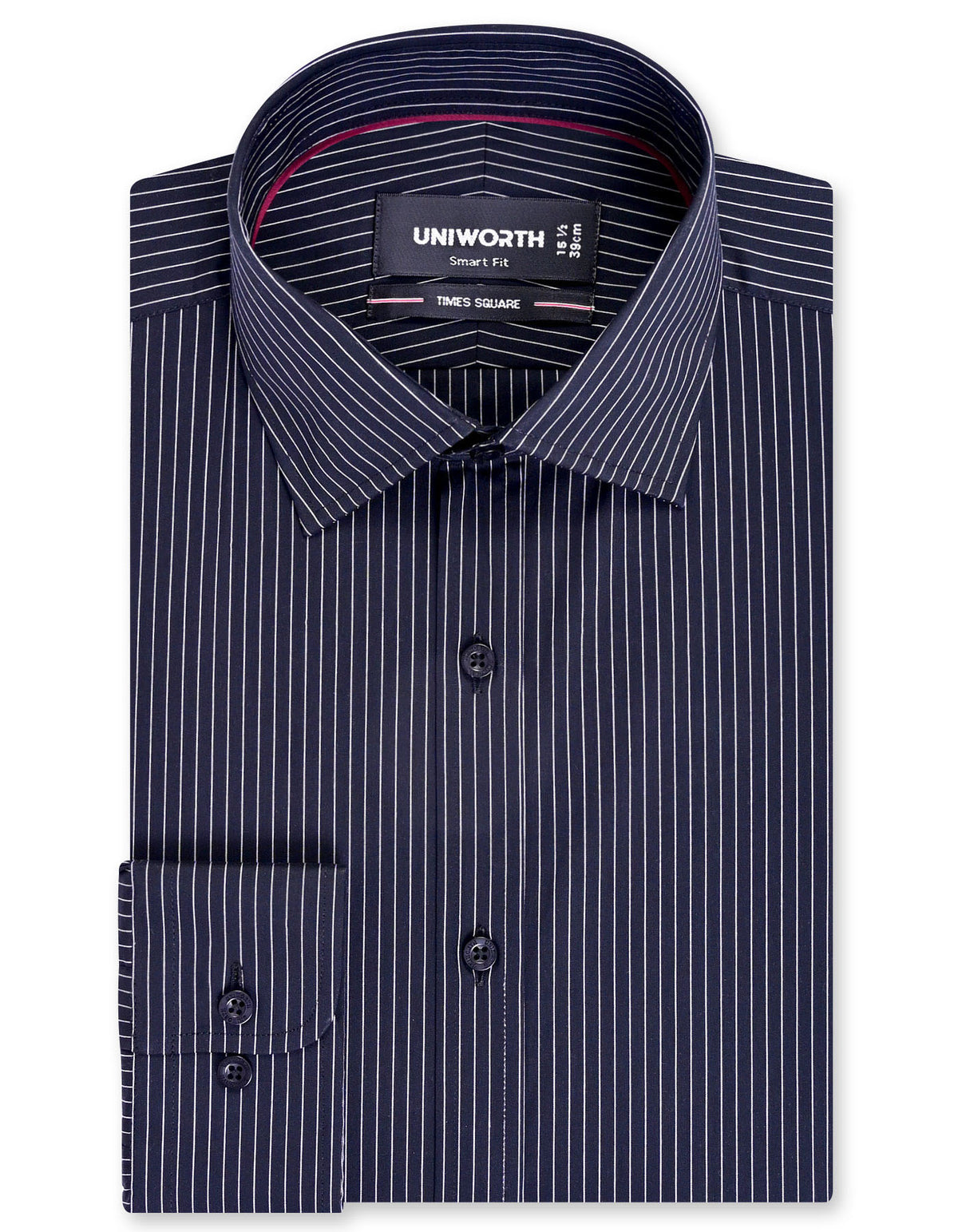 Stripe Black Tailored Smart Fit Shirt FS2851SF-14.5