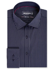 Stripe Black Tailored Smart Fit Shirt FS2851SF-14.5