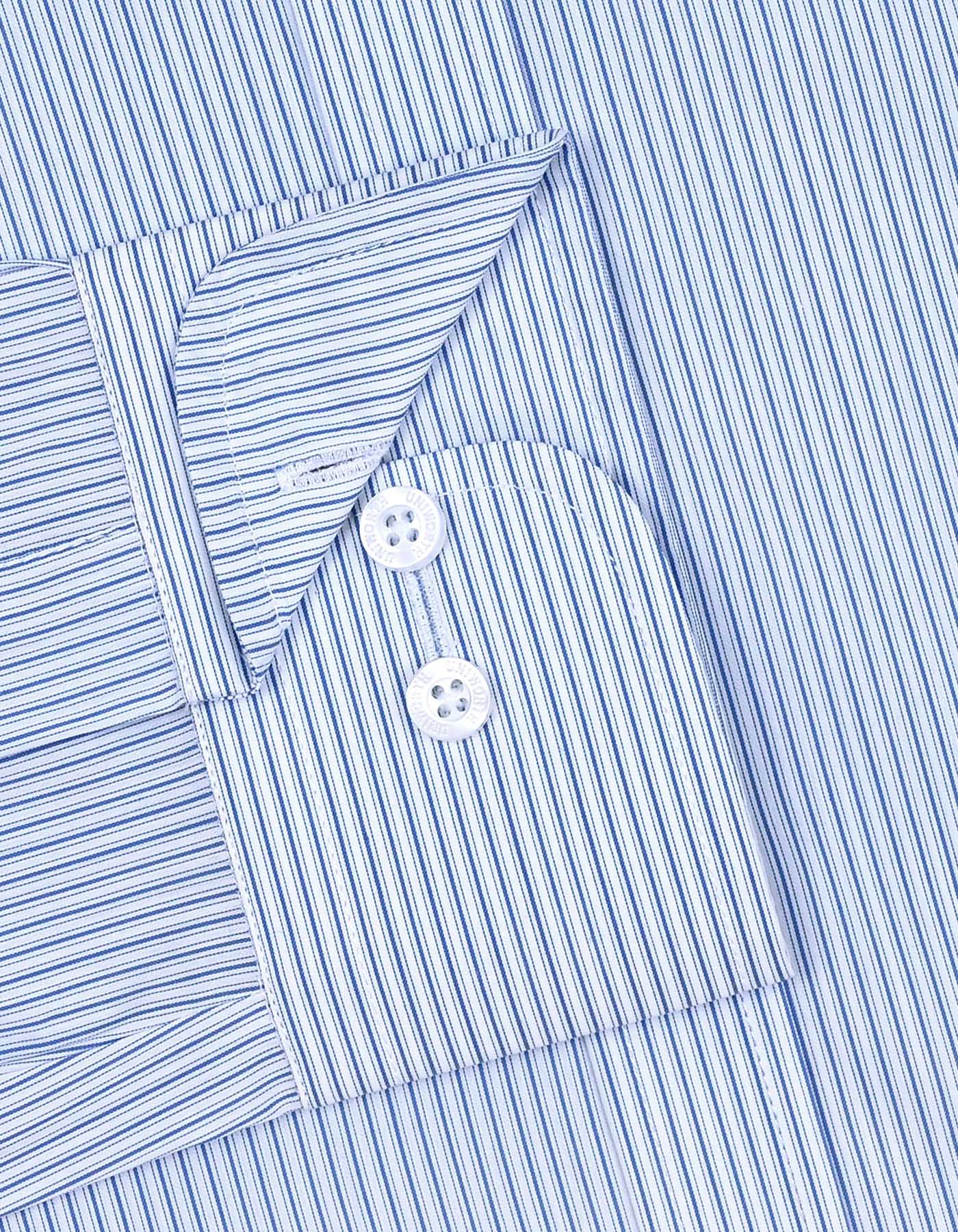 Stripe Blue Tailored Smart Fit Shirt FS2852SF-15.5