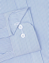 Stripe Blue Tailored Smart Fit Shirt FS2852SF-15.5