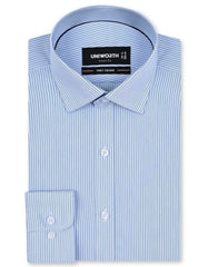 Stripe Blue Tailored Smart Fit Shirt FS2852SF-14.5