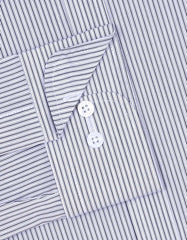 Stripe Navy Classic Fit Shirt FS2853-1RF-15.5