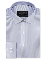 Stripe Navy Classic Fit Shirt FS2853-1RF-14.5