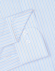 Stripe L Brown Classic Fit Shirt FS2853RF-15.5