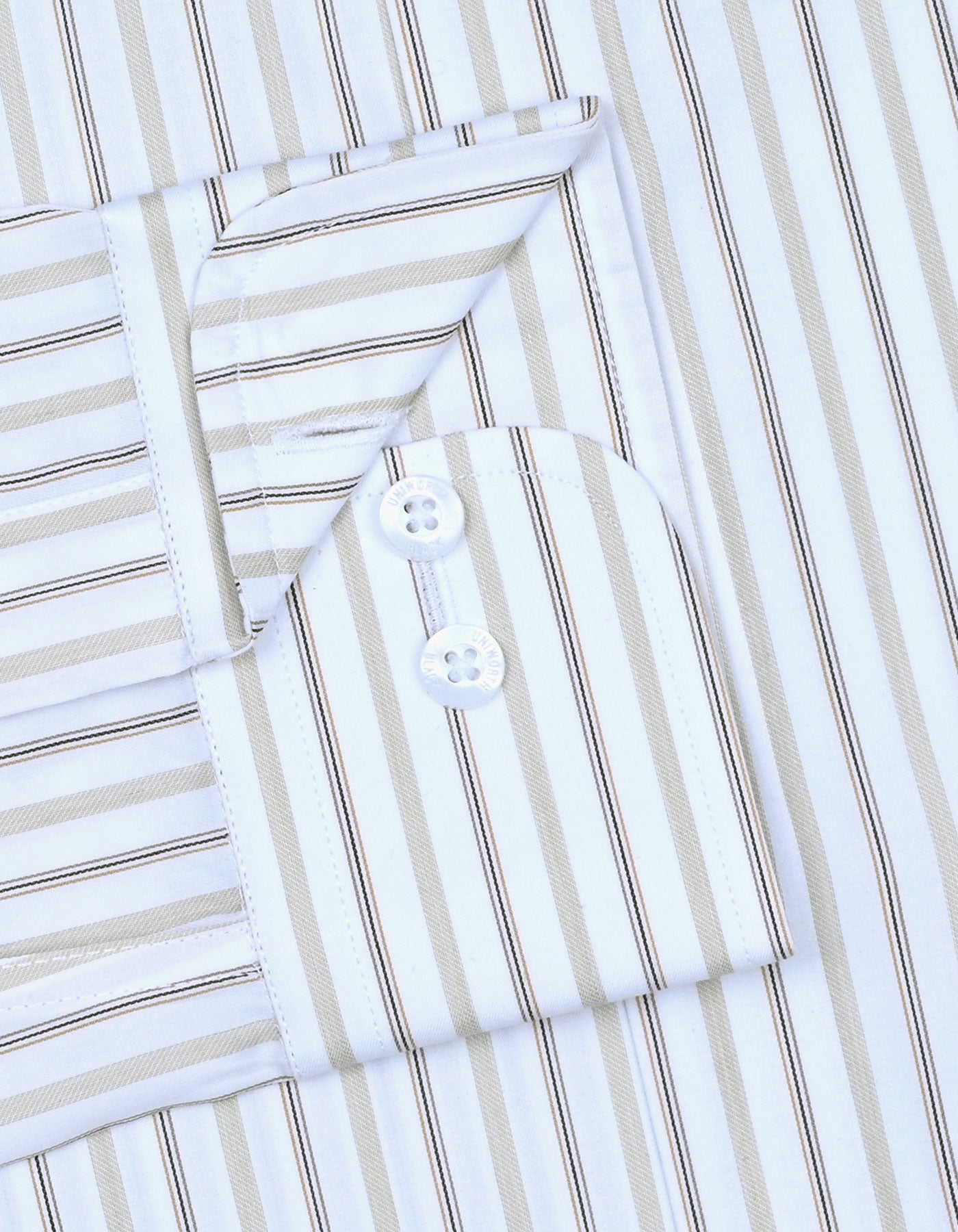 Stripe Fawn Tailored Smart Fit Shirt FS2854SF-15.5