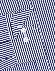 Stripe Navy Classic Fit Shirt FS2855-1RF-15.5