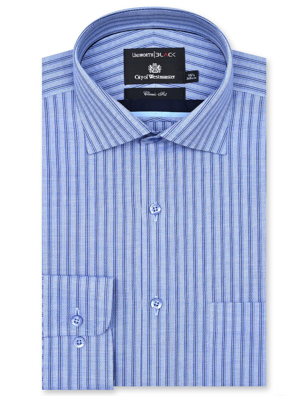 Stripe Sky Classic Fit Shirt FS2855RF-14.5