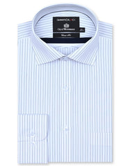 Stripe Navy Classic Fit Shirt FS2856RF-14.5