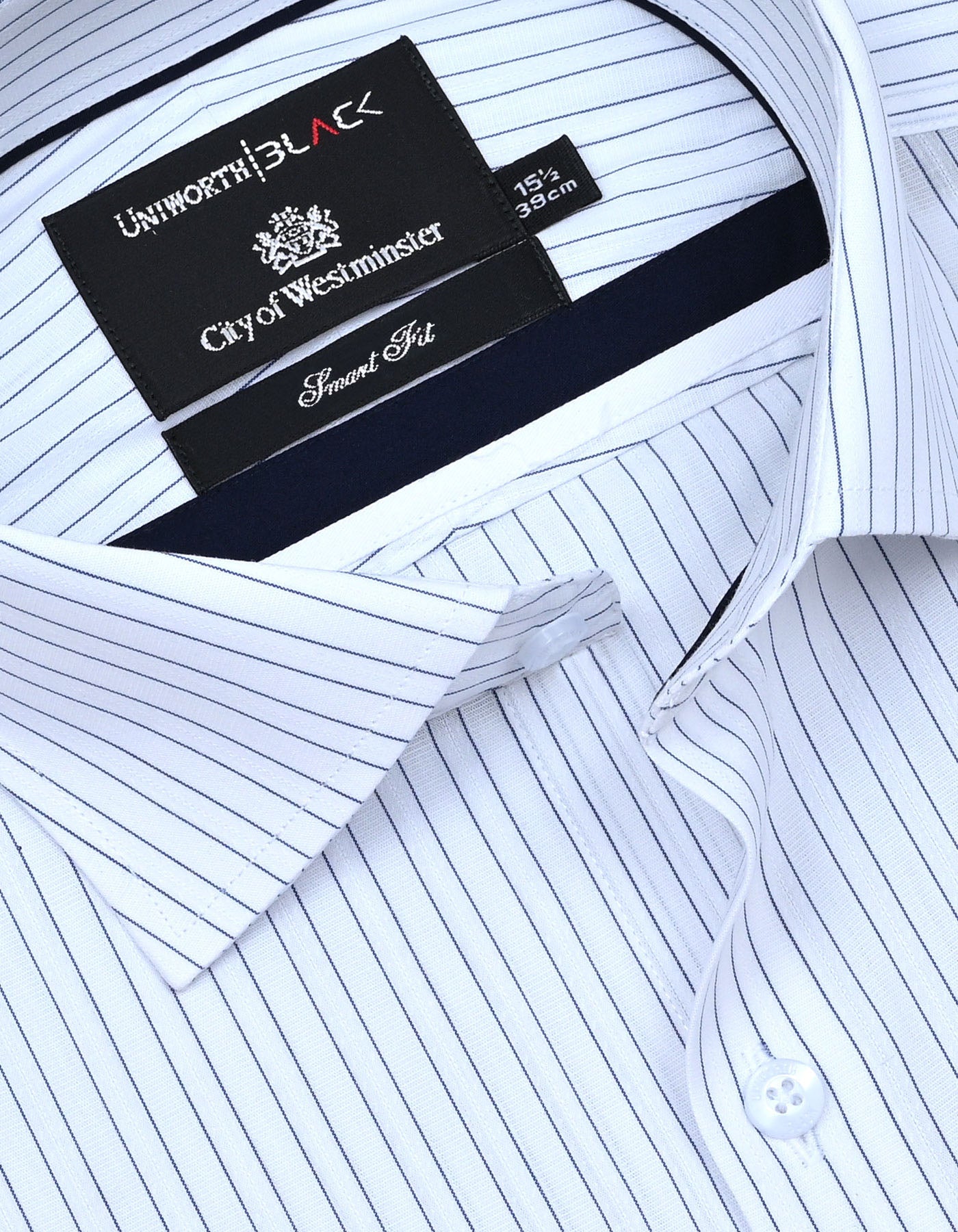 Stripe Navy Tailored Smart Fit Shirt FS2856SF-15