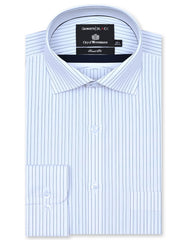 Stripe Navy Tailored Smart Fit Shirt FS2856SF-14.5