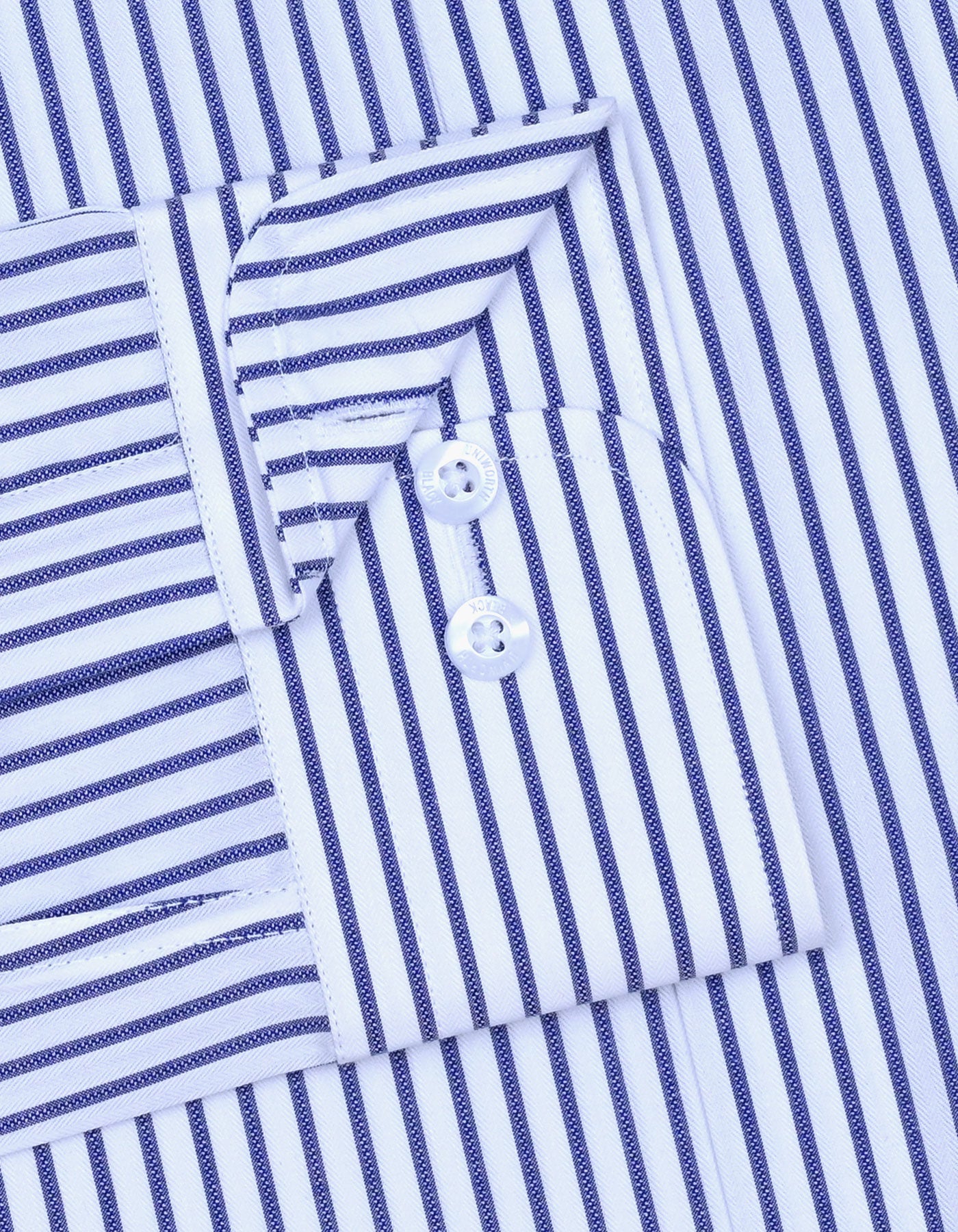 Stripe Blue Tailored Smart Fit Shirt FS2857-1SF-15.5