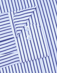 Stripe Blue Tailored Smart Fit Shirt FS2857-1SF-15.5