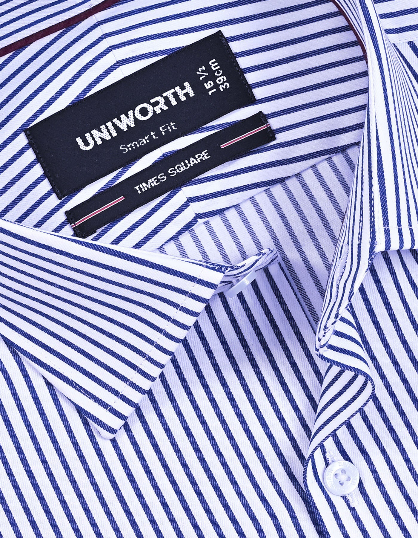 Stripe Navy Tailored Smart Fit Shirt FS2859-1SF-15