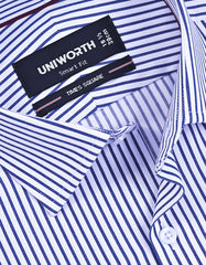 Stripe Navy Tailored Smart Fit Shirt FS2859-1SF-15