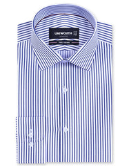 Stripe Navy Tailored Smart Fit Shirt FS2859-1SF-14.5