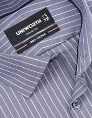 Stripe Charcoal Classic Fit Shirt FS2860RF-15