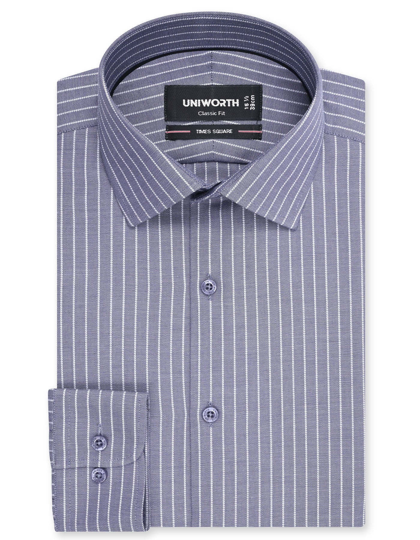 Stripe Charcoal Classic Fit Shirt FS2860RF-14.5