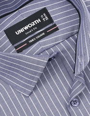 Stripe Charcoal Tailored Smart Fit Shirt FS2860SF-15