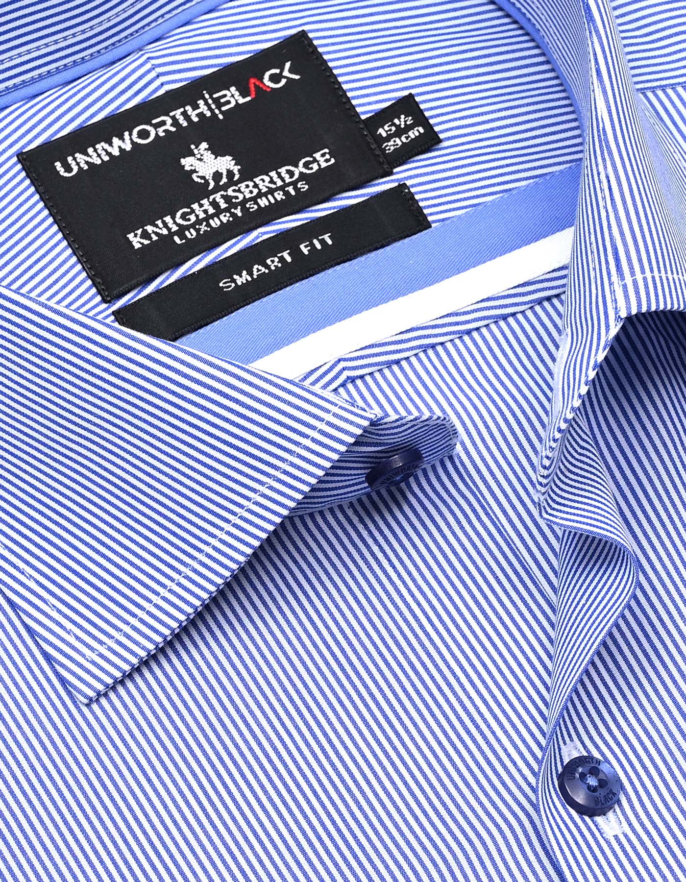 Stripe Blue Tailored Smart Fit Shirt FS2861SF-15