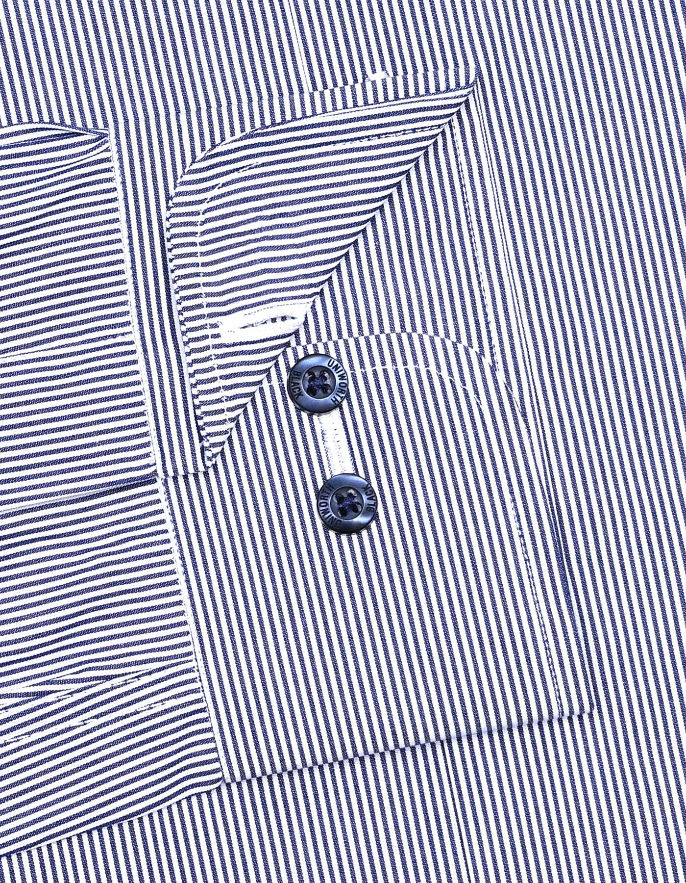 Stripe Navy Tailored Smart Fit Shirt FS2862SF-15.5