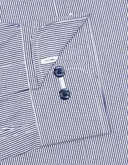 Stripe Navy Tailored Smart Fit Shirt FS2862SF-15.5