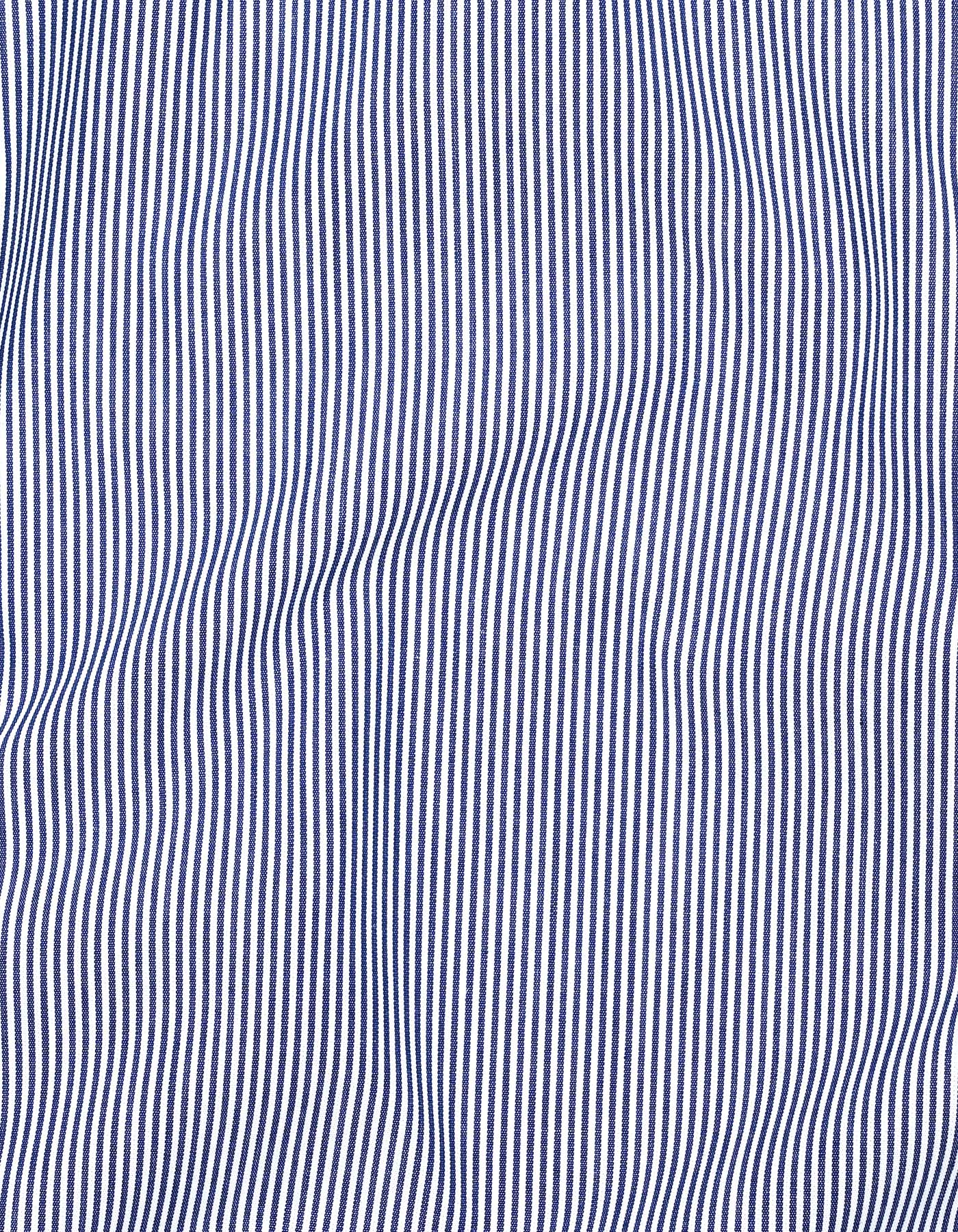 Stripe Navy Tailored Smart Fit Shirt FS2862SF-16