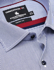 Stripe Navy Tailored Smart Fit Shirt FS2862SF-15