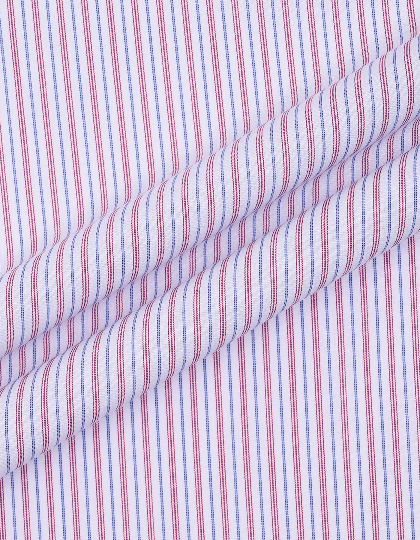 Stripe Maroon Classic Fit Shirt FS2863-1RF-16
