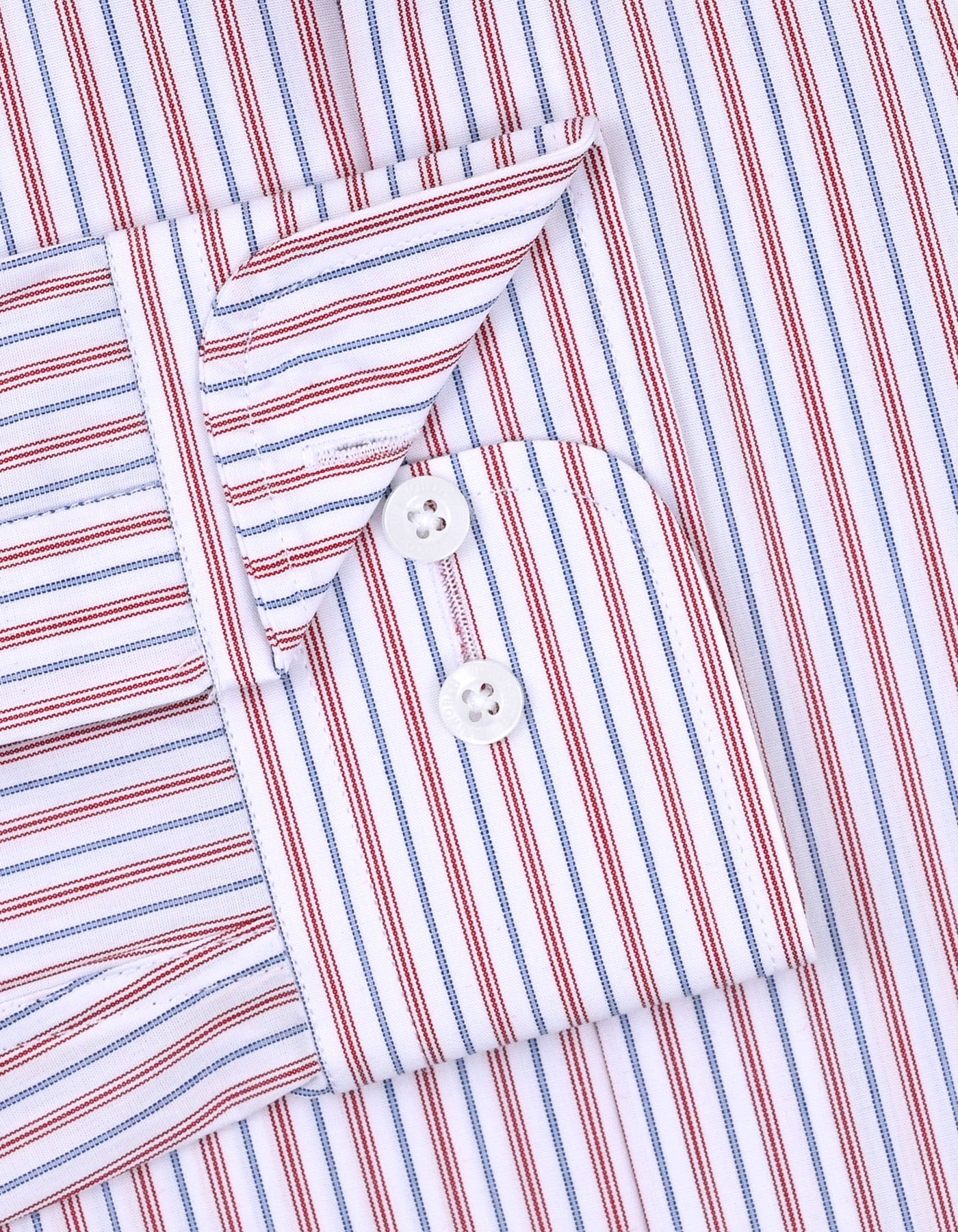 Stripe Maroon Tailored Smart Fit Shirt FS2863-1SF-15.5