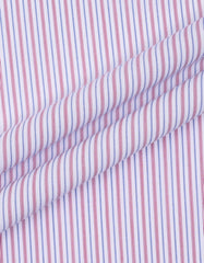 Stripe Maroon Tailored Smart Fit Shirt FS2863-1SF-16