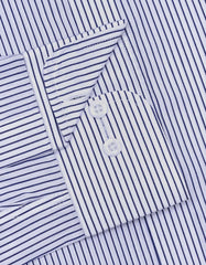 Stripe Navy Tailored Smart Fit Shirt FS2865SF-15.5