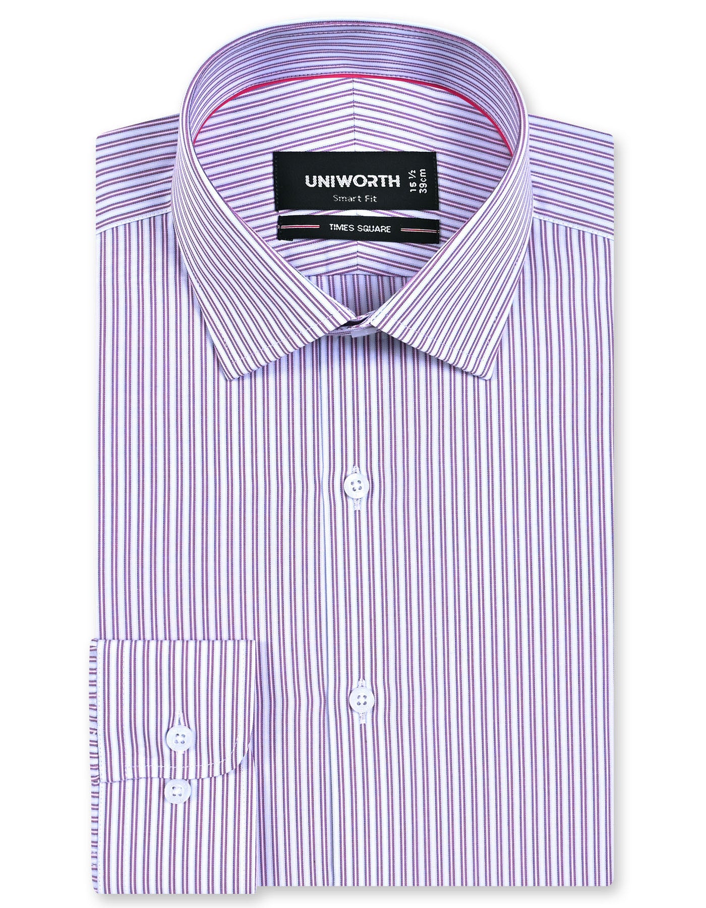 Stripe Pink Tailored Smart Fit Shirt FS2866-1SF-14.5