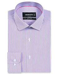 Stripe Pink Tailored Smart Fit Shirt FS2866-1SF-14.5