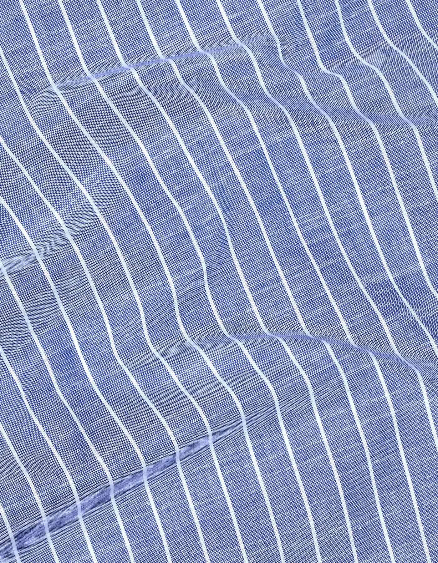 Stripe Navy Tailored Smart Fit Shirt FS2866SF-16
