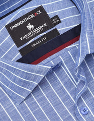 Stripe Navy Tailored Smart Fit Shirt FS2866SF-15