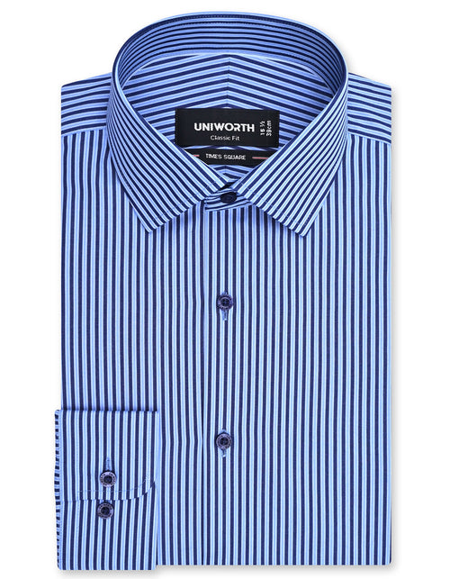 Navy Stripe Classic Fit Shirt