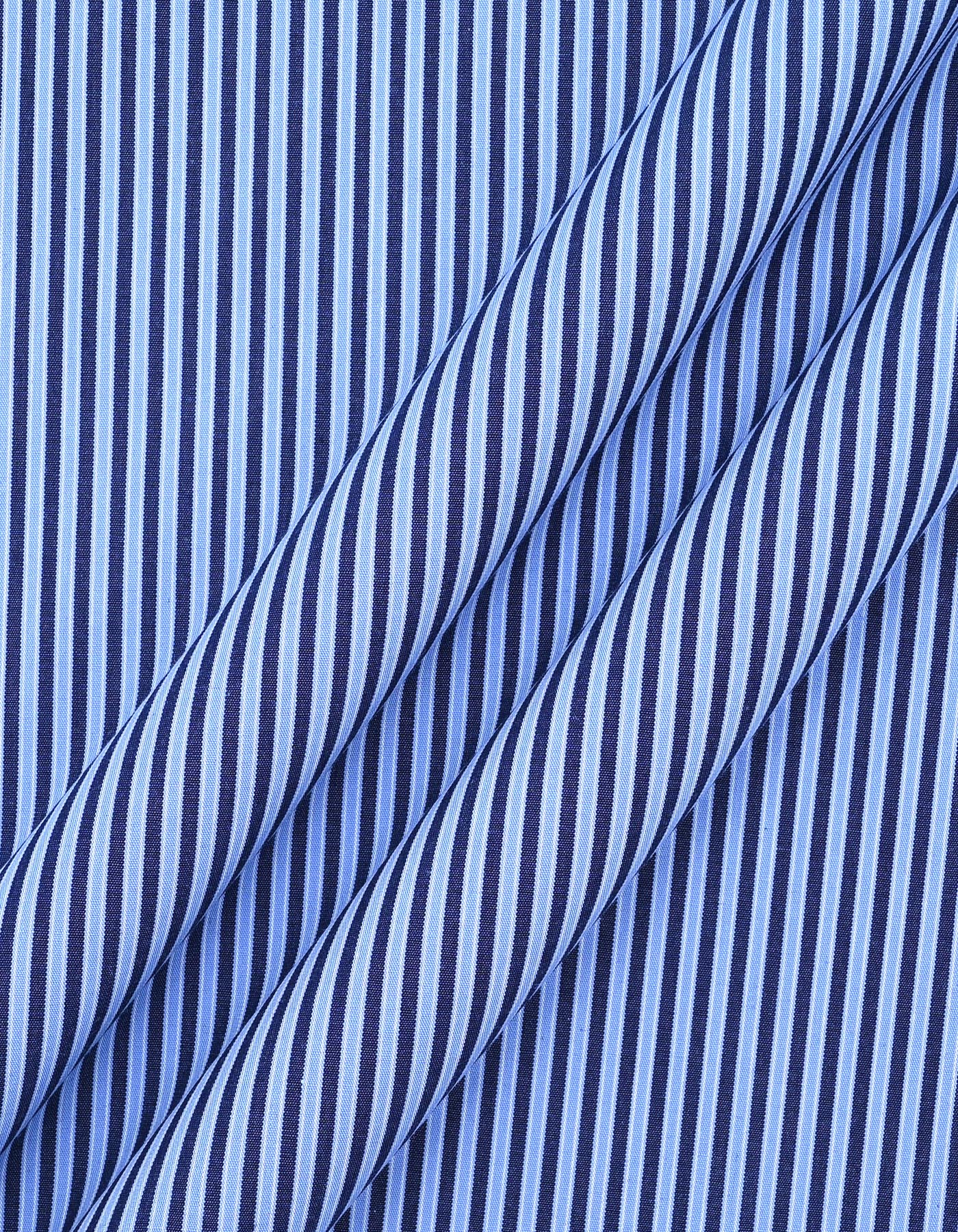 Stripe Navy Tailored Smart Fit Shirt FS2867-2SF-16